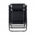 Casa si Gradina - Gradina si terasa - Mobilier exterior - Scaune si sezlonguri gradina - Sezlong pliabil cu parasolar SERSIMO, 85x77x150cm, Negru - Infinity.ro