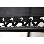 Casa si Gradina - Gradina si terasa - Mobilier exterior - Scaune si sezlonguri gradina - Sezlong pliabil cu parasolar SERSIMO, 85x77x150cm, Negru - Infinity.ro