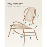 Casa si Gradina - Gradina si terasa - Mobilier exterior - Seturi mobila gradina - Set bistro gradina 3 piese, scaune Acapulco si masa diametru 50 cm, cadru metalic, maro - Infinity.ro