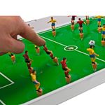 Sport si Outdoor - Alte sporturi - Mese fusball - Joc fotbal masa jucatori pe arc 22 figurine tabla scor, 50x37x13 cm, set complet, multicolor - Infinity.ro