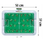 Sport si Outdoor - Alte sporturi - Mese fusball - Joc fotbal masa jucatori pe arc 22 figurine tabla scor, 50x37x13 cm, set complet, multicolor - Infinity.ro