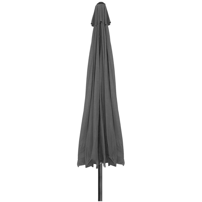 Casa si Gradina - Gradina si terasa - Umbrele si pavilioane - Umbrele - Umbrela terasa gradina, cu manivela, diametru 400cm, Gri - Infinity.ro