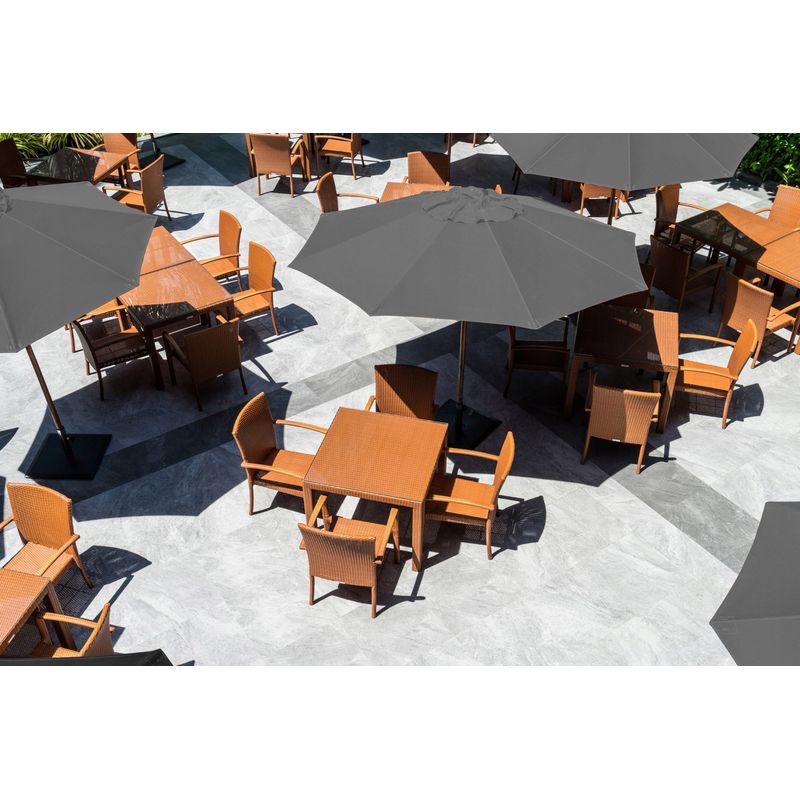 Casa si Gradina - Gradina si terasa - Umbrele si pavilioane - Umbrele - Umbrela terasa gradina, cu inclinare si husa, 300cm, Gri - Infinity.ro
