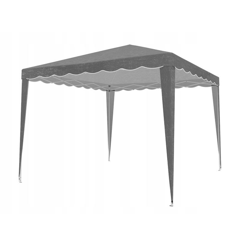 Casa si Gradina - Gradina si terasa - Umbrele si pavilioane - Pavilioane - Cort pavilion gradina pliabil automat pop-up impermeabil uv, 300x300 cm, montaj rapid, gri - Infinity.ro