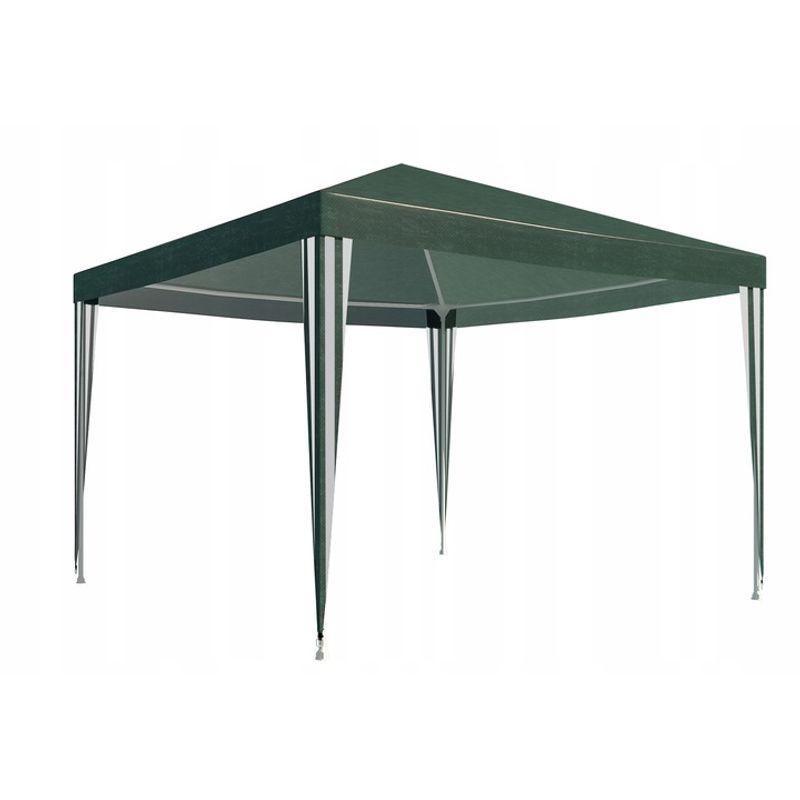 Casa si Gradina - Gradina si terasa - Umbrele si pavilioane - Pavilioane - Cort pavilion gradina 300x300 cm impermeabil rezistent uv, cadru otel, verde - Infinity.ro