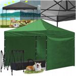 Casa si Gradina - Gradina si terasa - Umbrele si pavilioane - Pavilioane - Cort tip pavilion cu 3 pereti laterali, structura solida otel si acoperis impermeabil PVC, 3x3 m - Infinity.ro
