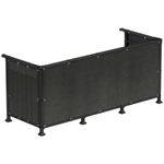 Casa si Gradina - Decoratiuni - Pereti despartitori si paravane - Paravan plasa umbrire pentru balustrada balcon, 95% umbrire, impermeabila, 300x100 cm, antracit - Infinity.ro