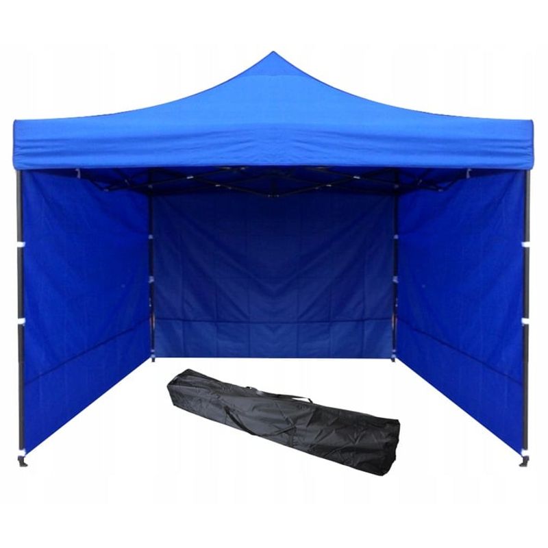 Casa si Gradina - Gradina si terasa - Umbrele si pavilioane - Pavilioane - Cort tip pavilion cu 3 pereti laterali, structura solida otel si acoperis impermeabil PVC, 3x3 m - Infinity.ro