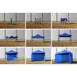 Casa si Gradina - Gradina si terasa - Umbrele si pavilioane - Pavilioane - Cort tip pavilion cu 3 pereti laterali, structura solida otel si acoperis impermeabil PVC, 3x3 m - Infinity.ro