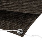 Casa si Gradina - Decoratiuni - Pereti despartitori si paravane - Paravan plasa umbrire pentru balustrada balcon, 95% umbrire, impermeabila, 500x100 cm, maro - Infinity.ro