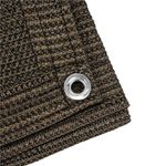 Casa si Gradina - Decoratiuni - Pereti despartitori si paravane - Paravan plasa umbrire pentru balustrada balcon, 95% umbrire, impermeabila, 500x100 cm, maro - Infinity.ro