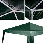 Casa si Gradina - Gradina si terasa - Umbrele si pavilioane - Pavilioane - Pavilion gradina 250x250x255 cm, structura metalica cu 4 picioare, acoperis PE 90g/mp, verde - Infinity.ro