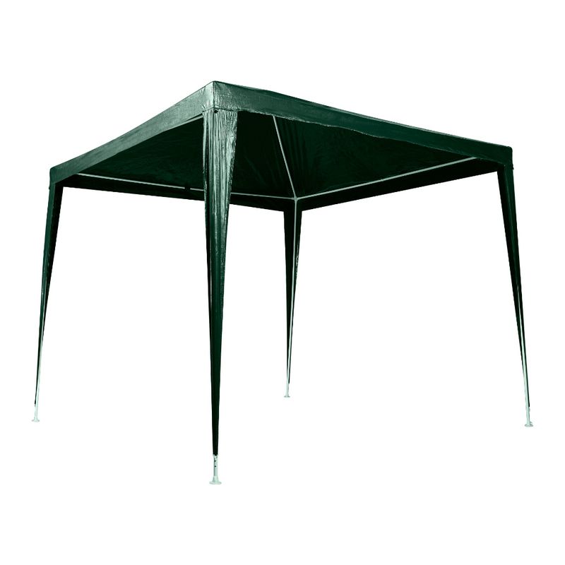 Casa si Gradina - Gradina si terasa - Umbrele si pavilioane - Pavilioane - Pavilion gradina 250x250x255 cm, structura metalica cu 4 picioare, acoperis PE 90g/mp, verde - Infinity.ro