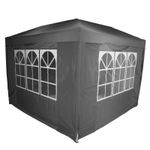 Casa si Gradina - Gradina si terasa - Umbrele si pavilioane - Pavilioane - Pavilion gradina pliabil pop-up 300x300 cm cu 4 pereti laterali, Oxford 210D impermeabil, inaltime reglabila - Infinity.ro