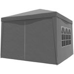 Casa si Gradina - Gradina si terasa - Umbrele si pavilioane - Pavilioane - Pavilion gradina pliabil pop-up 300x300 cm cu 4 pereti laterali, Oxford 210D impermeabil, inaltime reglabila - Infinity.ro