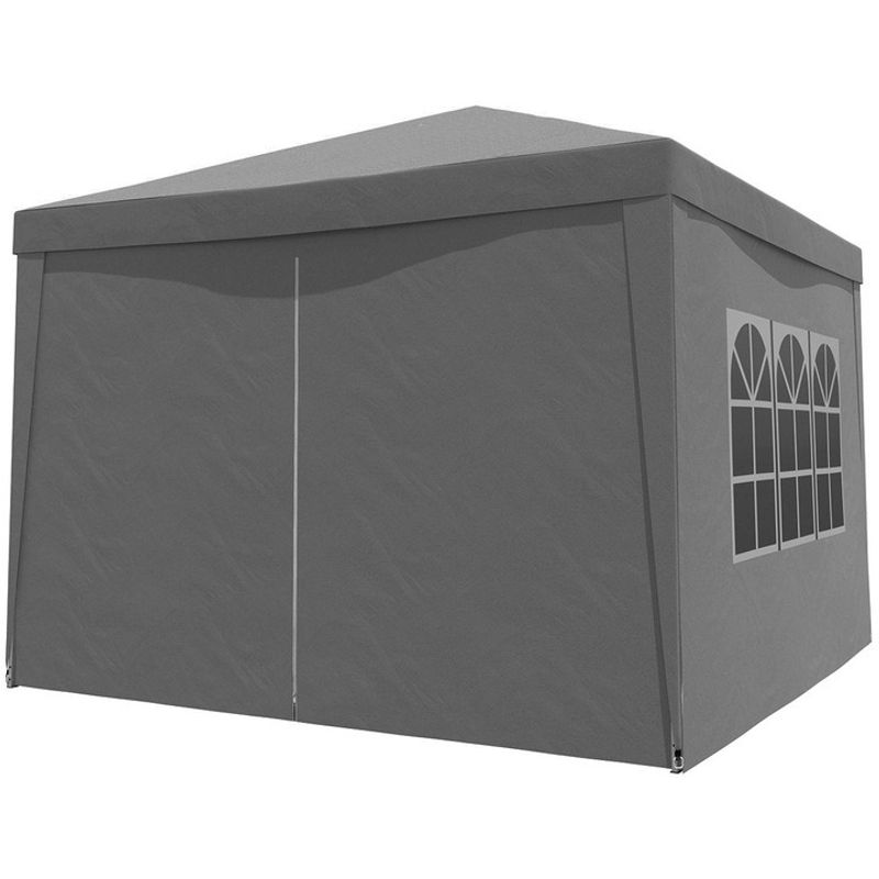 Casa si Gradina - Gradina si terasa - Umbrele si pavilioane - Pavilioane - Pavilion gradina pliabil pop-up 300x300 cm cu 4 pereti laterali, Oxford 210D impermeabil, inaltime reglabila - Infinity.ro