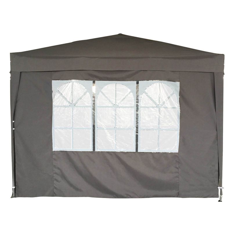 Casa si Gradina - Gradina si terasa - Umbrele si pavilioane - Pavilioane - Pavilion gradina pliabil pop-up 300x300 cm cu 4 pereti laterali, Oxford 210D impermeabil, inaltime reglabila - Infinity.ro