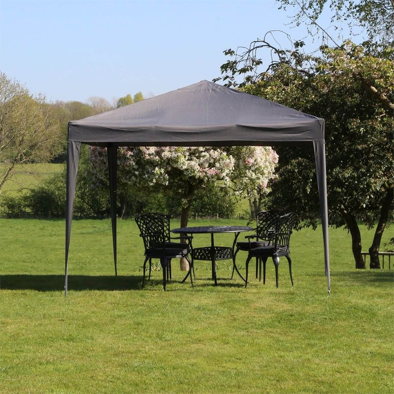 Casa si Gradina - Gradina si terasa - Umbrele si pavilioane - Pavilioane - Pavilion gradina pliabil pop-up 300x300 cm cu 4 pereti laterali, Oxford 210D impermeabil, inaltime reglabila - Infinity.ro