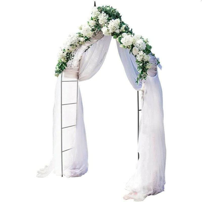 Casa si Gradina - Gradina si terasa - Decoratiuni exterior - Arcade - Pergola gradina metalica cu varfuri decorative, otel vopsit cu pulbere, 150x37x240 cm, negru - Infinity.ro