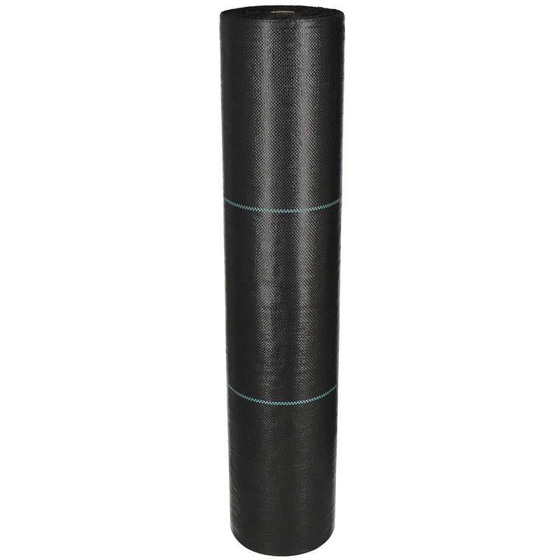Casa si Gradina - Gradinarit si plante - Sere si solarii - Agrotextil antiburuieni polipropilena 90g/m2 cu protectie UV, mentine umiditatea solului, 50x0.8 m, negru - Infinity.ro