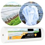 Casa si Gradina - Gradinarit si plante - Sere si solarii - Agrotextil alb polipropilena 70g/m2 protectie UV, ventilatie plante, rezistent intemperii, 50x1.1 m - Infinity.ro