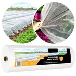 Casa si Gradina - Gradinarit si plante - Sere si solarii - Agrotextil alb polipropilena 70g/m2 protectie UV, ventilatie plante, rezistent intemperii, 50x1.1 m - Infinity.ro