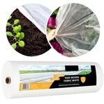 Casa si Gradina - Gradinarit si plante - Sere si solarii - Agrotextil alb polipropilena 70g/m2 protectie UV, ventilatie plante, rezistent intemperii, 50x1.1 m - Infinity.ro