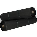 Casa si Gradina - Gradinarit si plante - Sere si solarii - Agrotextil antiburuieni polipropilena 70g/m2 cu protectie UV, mentine umiditatea solului, 100x1.1 m, negru - Infinity.ro