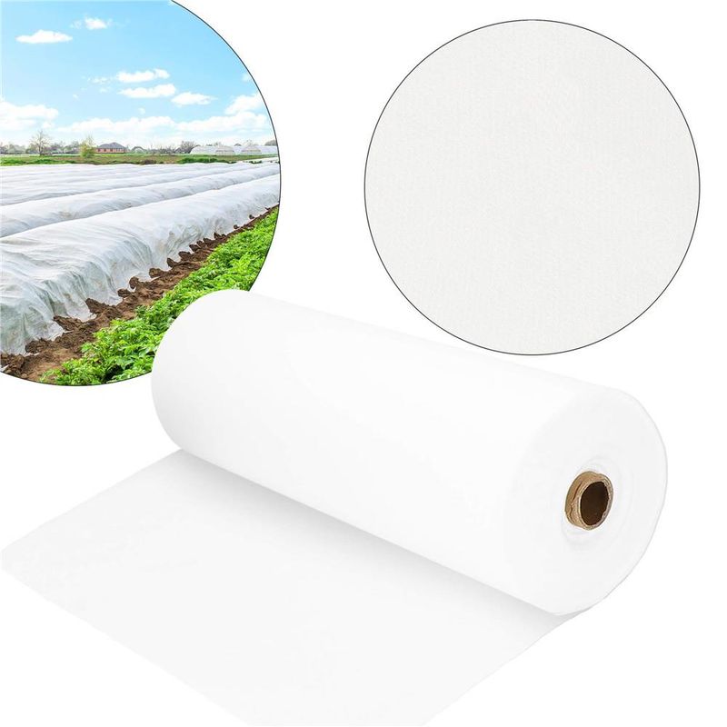 Casa si Gradina - Gradinarit si plante - Sere si solarii - Agrotextil alb polipropilena 70g/m2 protectie UV, ventilatie plante, rezistent intemperii, 50x1.1 m - Infinity.ro