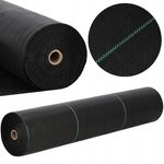 Casa si Gradina - Gradinarit si plante - Sere si solarii - Agrotextil antiburuieni polipropilena 90g/m2 cu protectie UV, mentine umiditatea solului, 100x1.6 m, negru - Infinity.ro