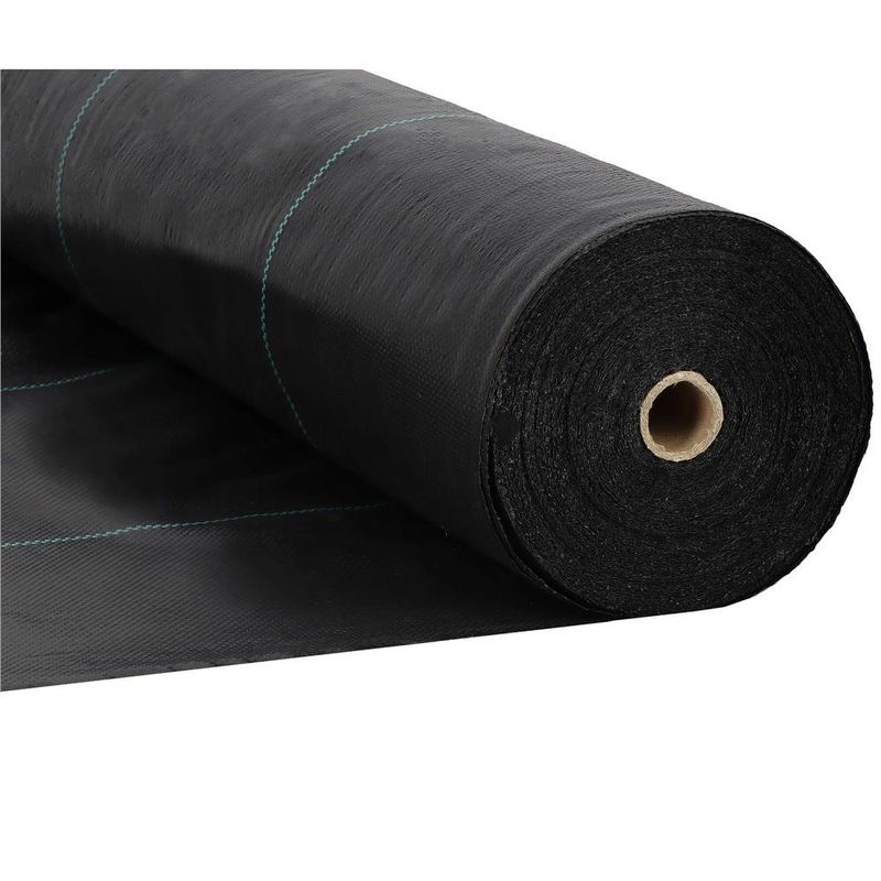 Casa si Gradina - Gradinarit si plante - Sere si solarii - Agrotextil antiburuieni polipropilena 70g/m2 cu protectie UV, mentine umiditatea solului, 100x1.1 m, negru - Infinity.ro