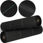 Casa si Gradina - Gradinarit si plante - Sere si solarii - Folie agrotextil, mulcire, antiburuieni, filtru UV, 10 x 2metri, 90g/m2, negru - Infinity.ro