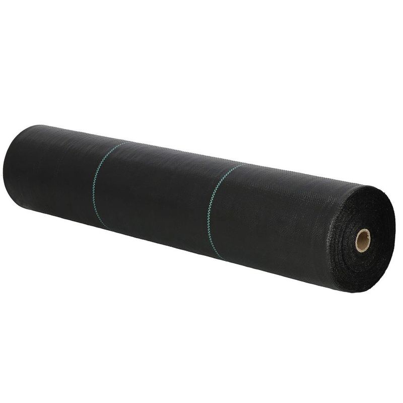 Casa si Gradina - Gradinarit si plante - Sere si solarii - Agrotextil antiburuieni polipropilena 90g/m2 cu protectie UV, mentine umiditatea solului, 100x1.1 m, negru - Infinity.ro