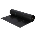 Casa si Gradina - Gradinarit si plante - Sere si solarii - Agrotextil antiburuieni polipropilena 90g/m2 cu protectie UV, mentine umiditatea solului, 100x1.1 m, negru - Infinity.ro
