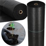 Casa si Gradina - Gradinarit si plante - Sere si solarii - Folie agrotextil, mulcire, antiburuieni, filtru UV, 100 x 0.8metri, 70g/m2, negru - Infinity.ro