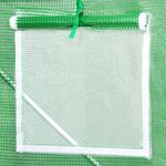 Casa si Gradina - Gradinarit si plante - Sere si solarii - Sera gradina tip tunel 300x600x200 cm, folie PE 140g/m2 UV4, 13 ferestre cu plase tantari, usa lata, 18 mp, verde - Infinity.ro