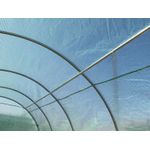 Casa si Gradina - Gradinarit si plante - Sere si solarii - Sera gradina tip tunel 400x1000x200 cm, folie PE 140g/m2 UV4, 16 ferestre, usa fermoar, 40 mp, verde - Infinity.ro