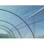 Casa si Gradina - Gradinarit si plante - Sere si solarii - Sera gradina tip tunel 400x800x200 cm, folie PE 140g/m2 UV4, 6 segmente, 12 ferestre, usa fermoar, 32 mp, verde - Infinity.ro