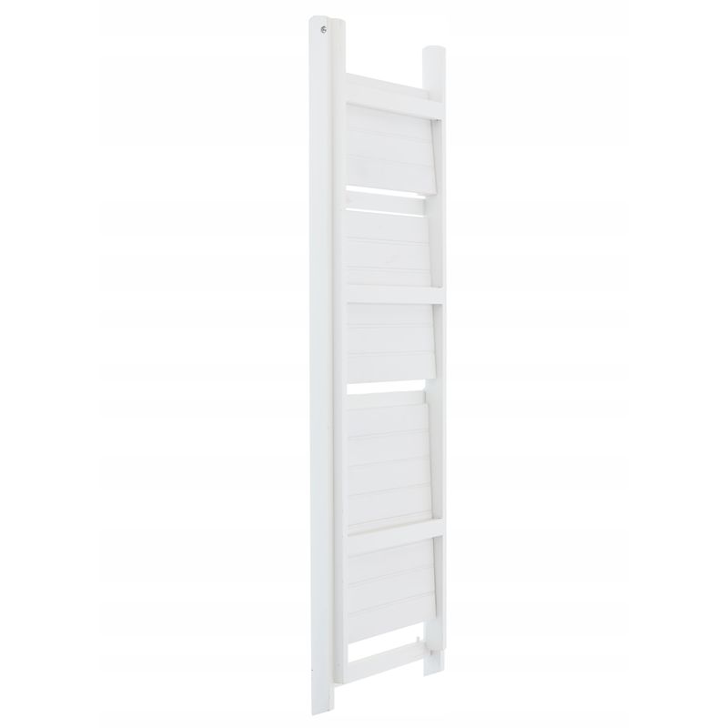 Casa si Gradina - Mobilier - Biblioteci si rafturi - Biblioteci - Biblioteca pliabila din lemn, 3 rafturi, 42x109x39 cm, alb - Infinity.ro