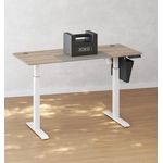 Casa si Gradina - Mobilier - Mese si birouri - Birouri - Birou cu reglaj electric pe inaltime, memorie cu 4 inaltimi, 60x140x(72-120)cm, gri stejar - Infinity.ro