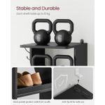 Casa si Gradina - Mobilier - Dulapuri si sifoniere - Dulapuri pantofi - Raft de pantofi, pentru spatii inguste, 6 nivele, 30x26x110 cm, negru - Infinity.ro