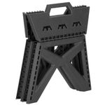 Casa si Gradina - Mobilier - Mobilier baie - Corpuri baie - Scaun inaltator multifunctional tip scara, 100 kg, compact, cu maner, 32x30x23 cm, gri - Infinity.ro