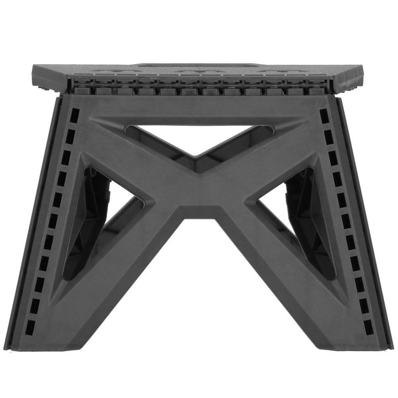 Casa si Gradina - Mobilier - Mobilier baie - Corpuri baie - Scaun inaltator multifunctional tip scara, 100 kg, compact, cu maner, 32x30x23 cm, gri - Infinity.ro