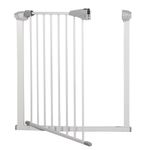 Casa si Gradina - Mobilier - Mobilier copii - Sisteme de siguranta - Poarta de siguranta Safety Gate pentru scari, ajustabila 90-99 cm, din otel, alba - Infinity.ro