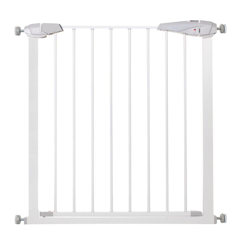 Casa si Gradina - Mobilier - Mobilier copii - Sisteme de siguranta - Poarta de siguranta Safety Gate pentru scari, ajustabila 90-99 cm, din otel, alba - Infinity.ro