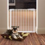 Casa si Gradina - Mobilier - Mobilier copii - Sisteme de siguranta - Poarta de siguranta Safety Gate pentru scari, ajustabila 90-99 cm, din otel, alba - Infinity.ro