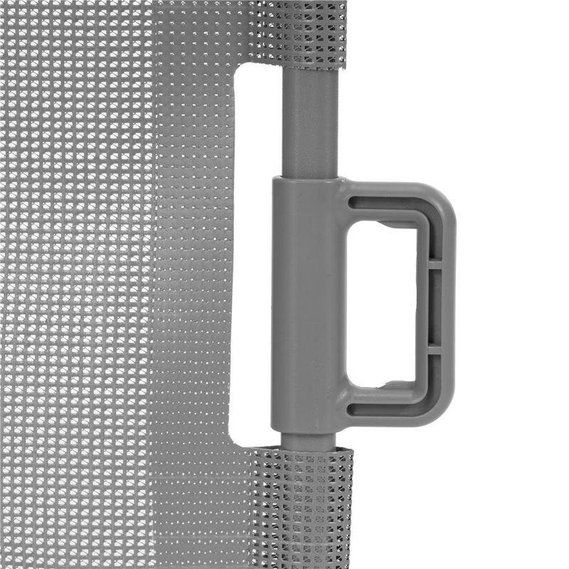 Casa si Gradina - Mobilier - Mobilier copii - Sisteme de siguranta - Poarta siguranta retractabila extensibila copii animale, 162x86 cm, montaj perete, gri - Infinity.ro