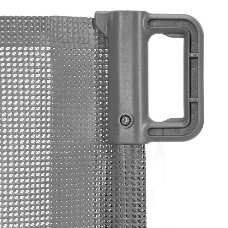 Casa si Gradina - Mobilier - Mobilier copii - Sisteme de siguranta - Poarta siguranta retractabila extensibila copii animale, 162x86 cm, montaj perete, gri - Infinity.ro