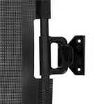 Casa si Gradina - Mobilier - Mobilier copii - Sisteme de siguranta - Poarta siguranta retractabila extensibila copii animale, 162x86 cm, montaj perete, negru - Infinity.ro