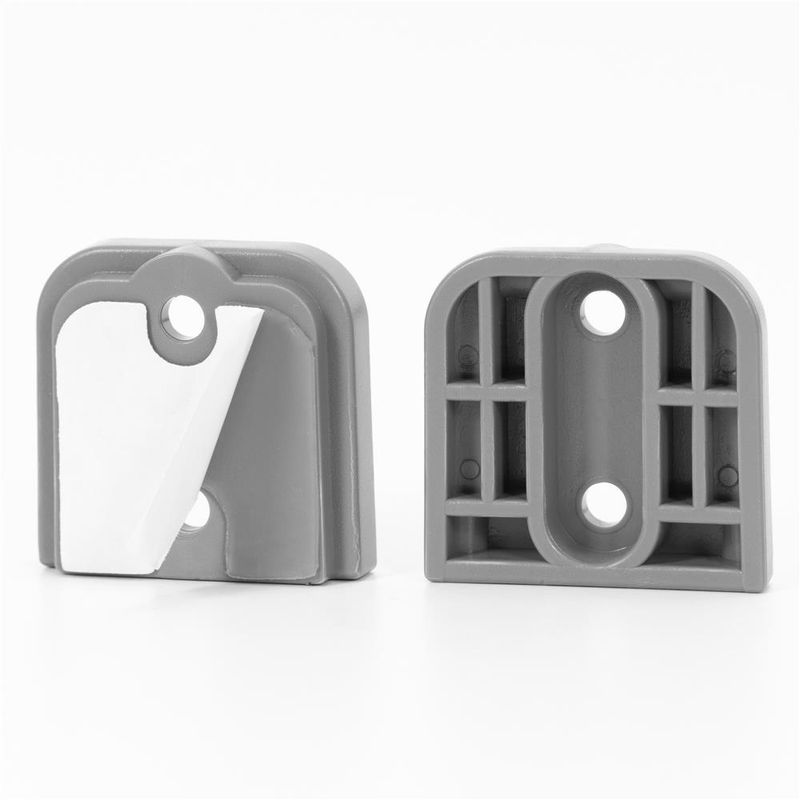 Casa si Gradina - Mobilier - Mobilier copii - Sisteme de siguranta - Poarta siguranta retractabila extensibila copii animale, 162x86 cm, montaj perete, gri - Infinity.ro